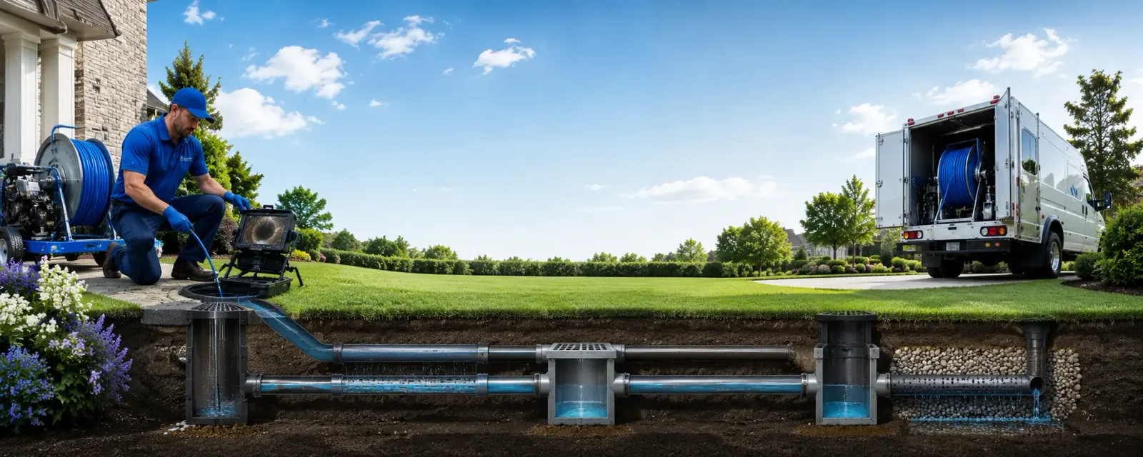 Outdoor drain cleaning information for Hancock, VT